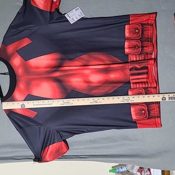 MARVEL DEADPOOL Men's Novelty Athletic Costume Shirt - Size XXL NEW WITH TAGS - Picture 10 of 15